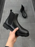 Premium Black Leather Boots Comfort in Every Step - Image 7