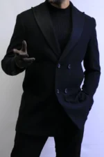 Black perficto Wool Coat —Premium Classic Fit , Modern Minimal Cut perficto - Image 8