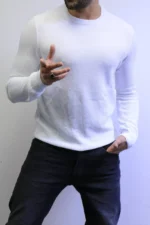 classic knit sweater with warm winter colors elegance in every detail - Image 32