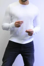 classic knit sweater with warm winter colors elegance in every detail - Image 30