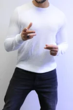 classic knit sweater with warm winter colors elegance in every detail - Image 31