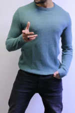 classic knit sweater with warm winter colors elegance in every detail - Image 26