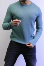 classic knit sweater with warm winter colors elegance in every detail - Image 25