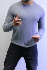 classic knit sweater with warm winter colors elegance in every detail - Image 17