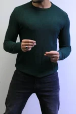 classic knit sweater with warm winter colors elegance in every detail - Image 7