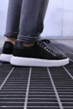 Men’s Premium Black Urban Sneakers – Sleek & Versatile - Image 12