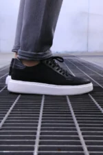 Men’s Premium Black Urban Sneakers – Sleek & Versatile - Image 6
