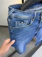 Light  Blue Wash Jeans for Men – basic  Fit - Image 11