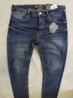 slim simple DARK BLUE jeans modern and elegant everyday look - Image 8