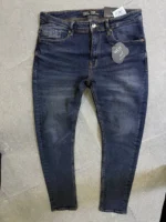 slim simple DARK BLUE jeans modern and elegant everyday look - Image 9