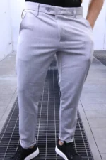 Men's Classic Slim Fit Formal Trousers - Elegant Style for Business & Occasions - Image 10