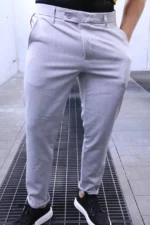 Men's Classic Slim Fit Formal Trousers - Elegant Style for Business & Occasions - Image 2