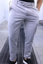 Men's Classic Slim Fit Formal Trousers - Elegant Style for Business & Occasions