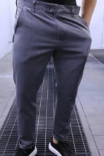 Men's Classic Slim Fit Formal Trousers - Elegant Style for Business & Occasions - Image 6