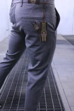 Men's Classic Slim Fit Formal Trousers - Elegant Style for Business & Occasions - Image 3