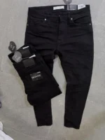Stretch BLACK BLACK jeans for men , Modern Fit - Image 2