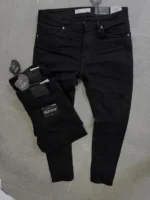 Stretch BLACK BLACK jeans for men , Modern Fit - Image 4