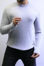 MC Men's Premium Knit Sweatshirt - Elegant Beige Edition - Image 5