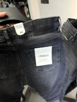 Stretch dark gray slim jeans for men , Modern Fit - Image 5