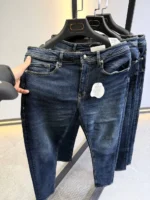 Essential Dark Denim Jeans , signature Dark Wash Denim - Image 6