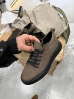 Men’s Premium leather Urban Sneakers – Sleek & Versatile - Image 4