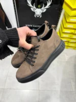 Men’s Premium leather Urban Sneakers – Sleek & Versatile - Image 5