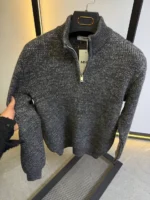 Men's Premium Quarter-Zip Knit Sweater - Smart Casual - Image 16