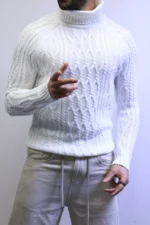 Men's Premium Quarter-Knit Sweater - Smart Casual - Image 8