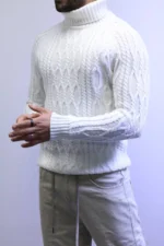 Men's Premium Quarter-Knit Sweater - Smart Casual - Image 10