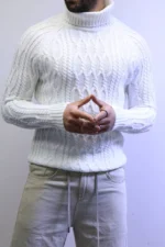 Men's Premium Quarter-Knit Sweater - Smart Casual - Image 11