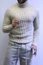 Men's Premium Quarter-Knit Sweater - Smart Casual - Image 13