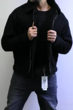 Black Shearling Jacket – Warm Winter Essential with Premium Finish - Image 6