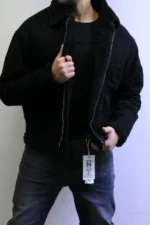 Black Shearling Jacket – Warm Winter Essential with Premium Finish