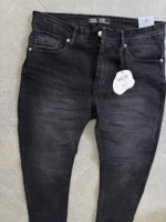 Essential Dark gray Denim Jeans , signature Dark Wash Denim - Image 8