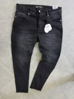 Essential Dark gray Denim Jeans , signature Dark Wash Denim - Image 7