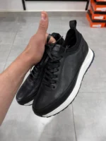 Men’s Premium leather Urban Sneakers – Sleek & Versatile