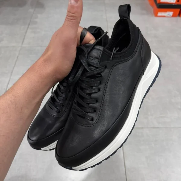 Men’s Premium leather Urban Sneakers – Sleek & Versatile