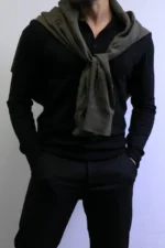 Men’s Knit Polo Shirt Long Sleeve – Slim Fit Elegant Style – ZACSTORE - Image 33