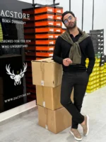 Men’s Knit Polo Shirt Long Sleeve – Slim Fit Elegant Style – ZACSTORE - Image 4