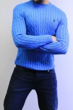 Men’s Winter Knit Sweater – Slim Fit Crew Neck - Image 16