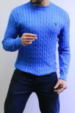 Men’s Winter Knit Sweater – Slim Fit Crew Neck - Image 17