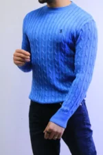 Men’s Winter Knit Sweater – Slim Fit Crew Neck - Image 19