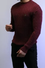 Men’s Winter Knit Sweater – Slim Fit Crew Neck - Image 14