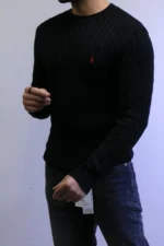 Men’s Winter Knit Sweater – Slim Fit Crew Neck - Image 22