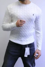 Men’s Winter Knit Sweater – Slim Fit Crew Neck - Image 23