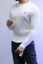 Men’s Winter Knit Sweater – Slim Fit Crew Neck - Image 7