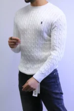 Men’s Winter Knit Sweater – Slim Fit Crew Neck - Image 13