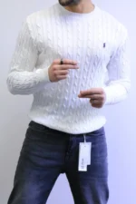 Men’s Winter Knit Sweater – Slim Fit Crew Neck - Image 12