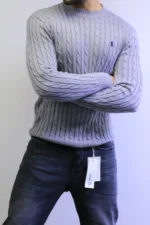 Men’s Winter Knit Sweater – Slim Fit Crew Neck - Image 31