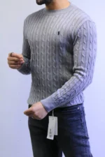 Men’s Winter Knit Sweater – Slim Fit Crew Neck - Image 29